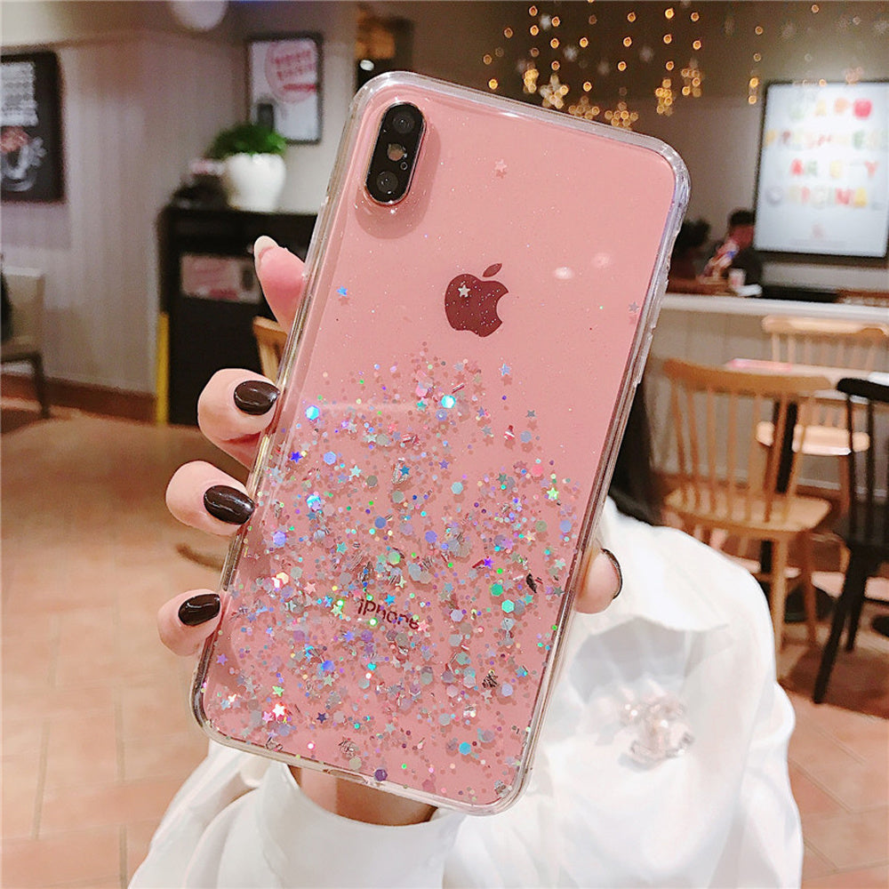 Epoxy glitter phone case