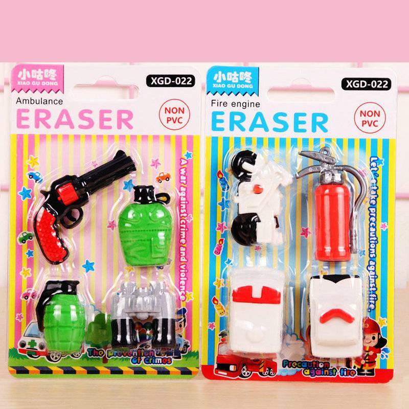 mini eraser set