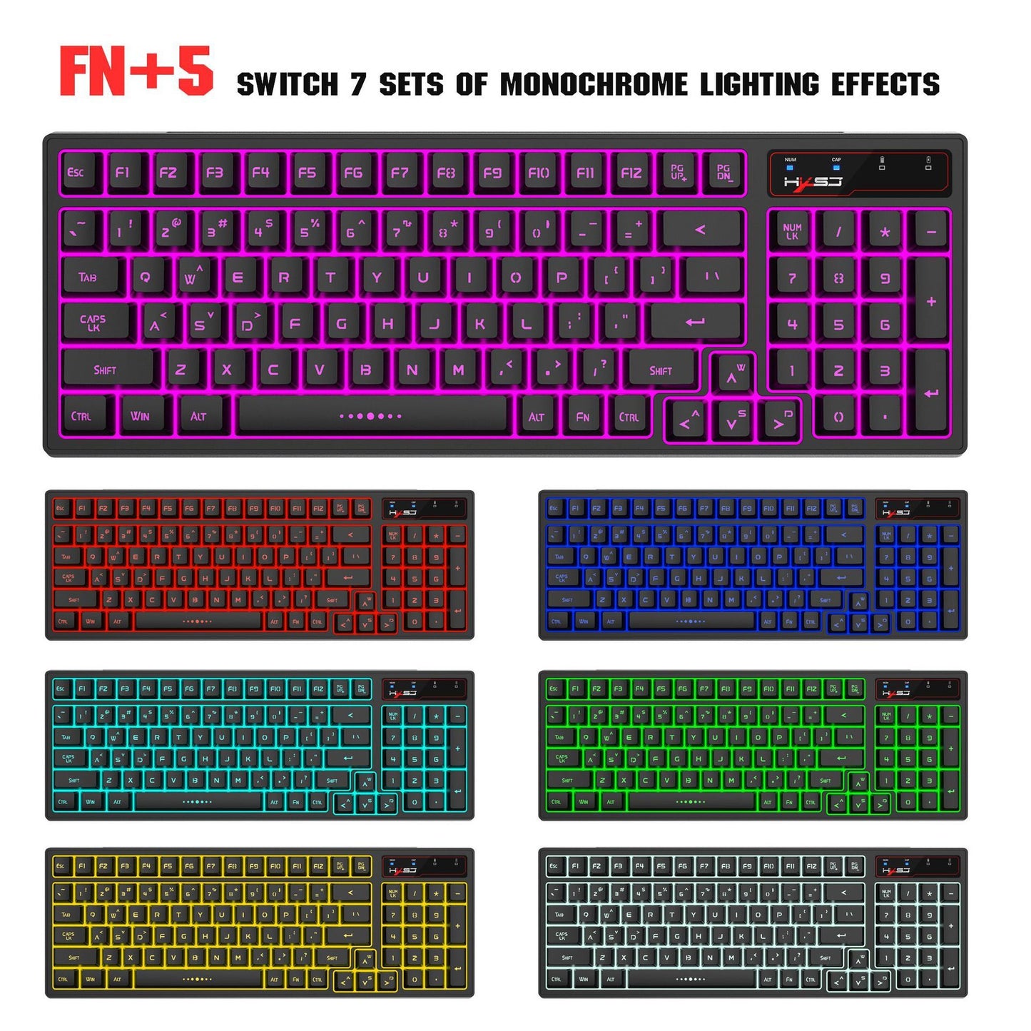 L99 Wireless Rechargeable 2.4G Keyboard and Mouse Set