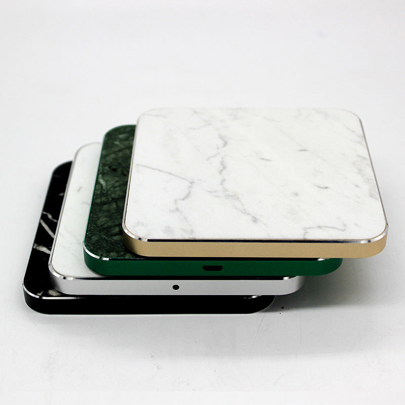 Real marble wireless charger