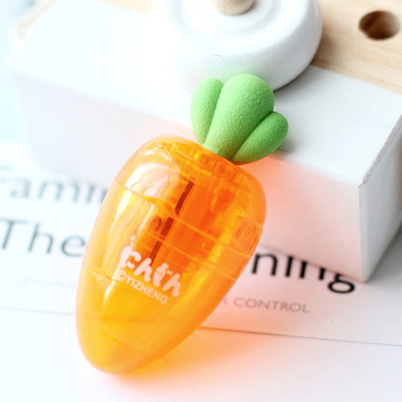 Student cute cartoon carrot pencil sharpener