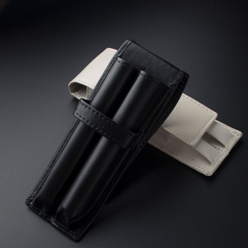 Pu Compact Double - Sided Storage Bag Pen Holder