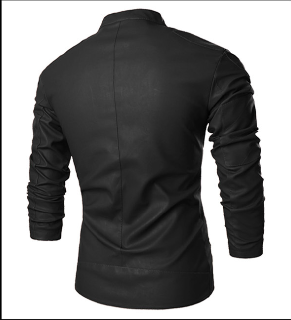 Koreanische Herren Lederjacke Motorradjacke Herren