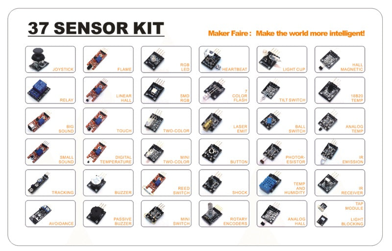 Sensor 37 in 1 Sensor 45 in 1 Bausatz