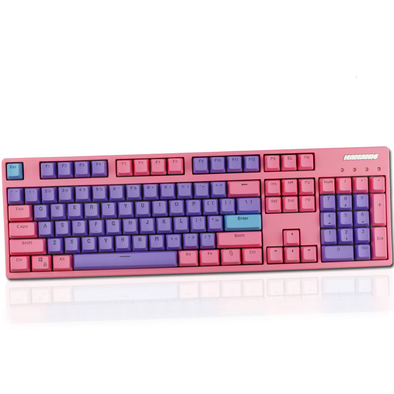 Mechanical keyboard two-color PBT keycap