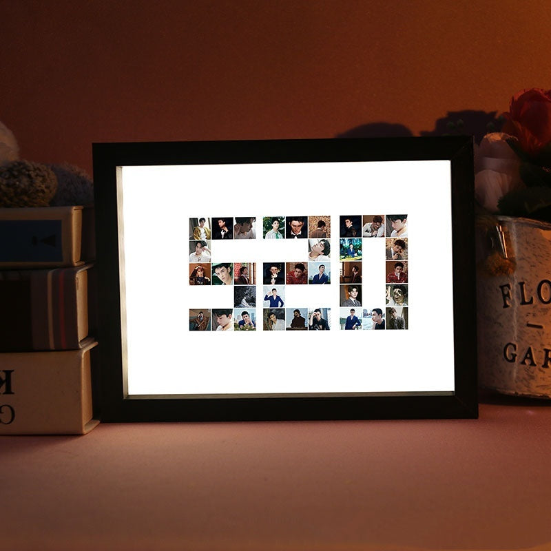 Creative 3D Night Lights Photo Frame