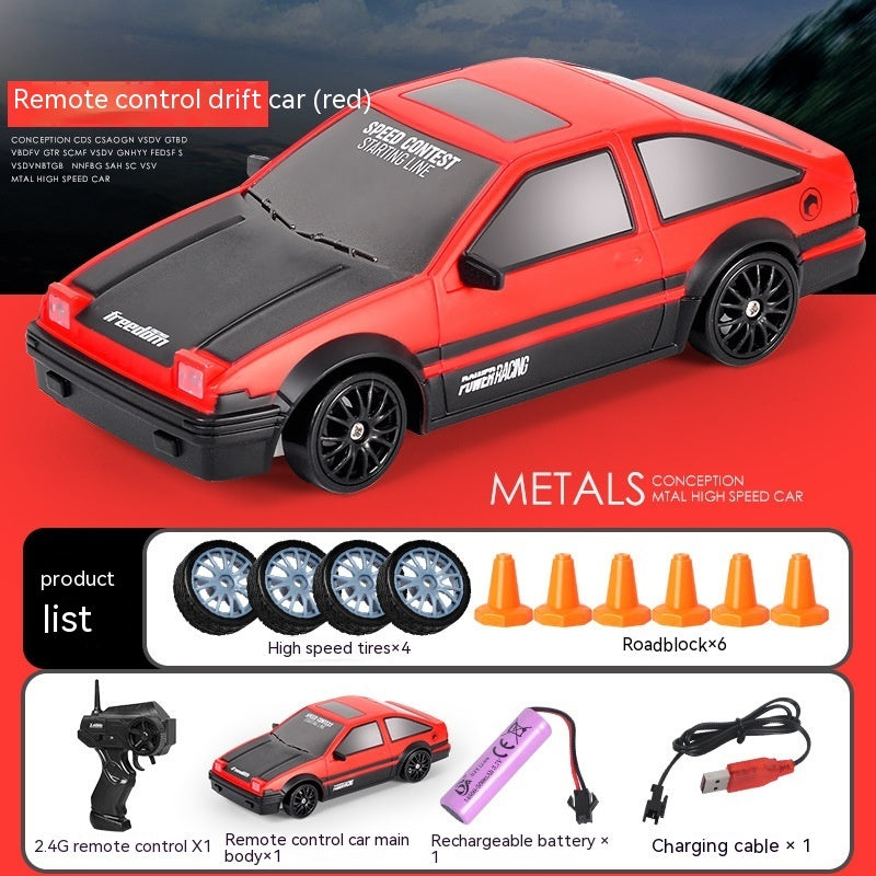 Remote Control Car Four-wheel Drive Drift Racing Car With Light Spray Boy Toy Remote Control Toy Car