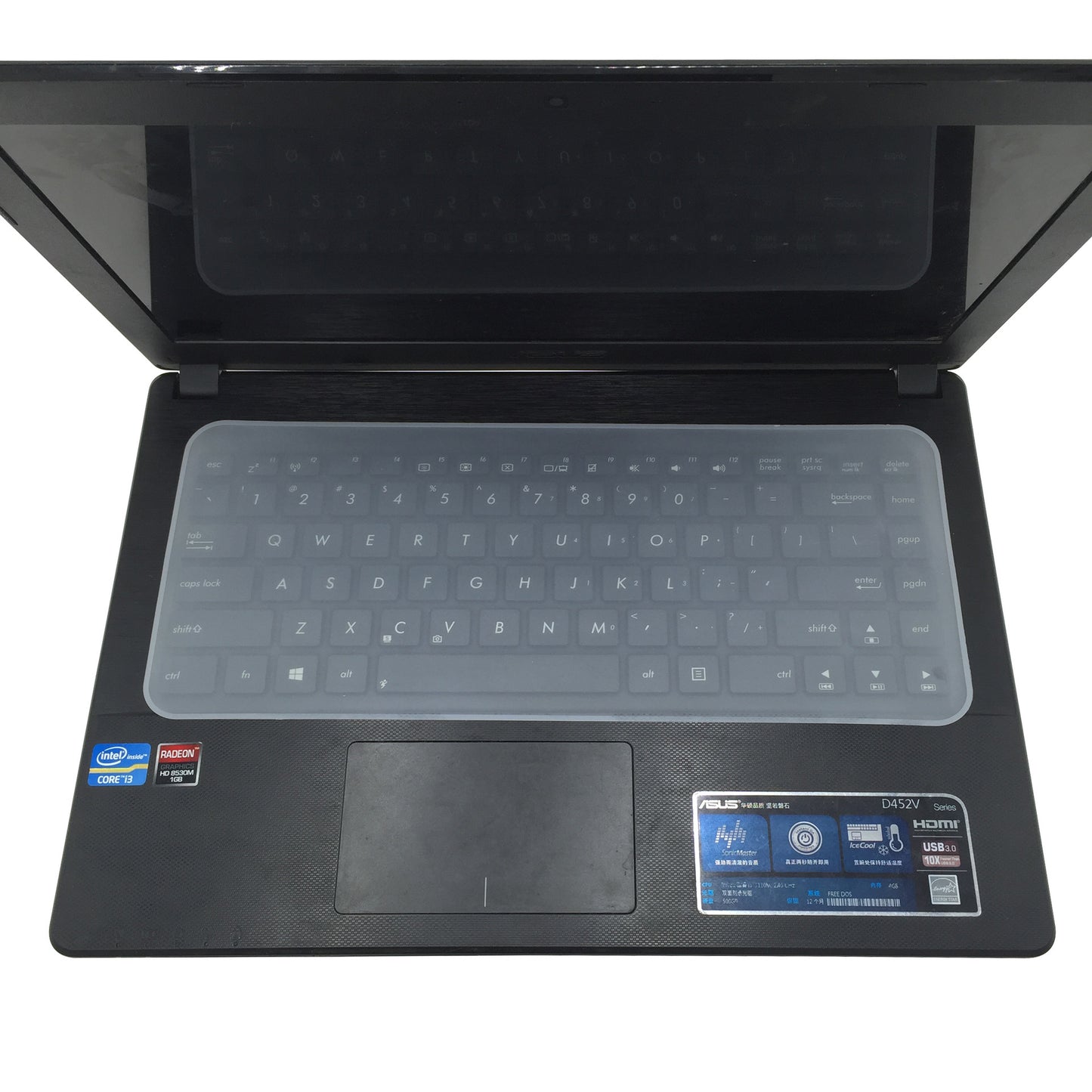 Dust protection film for laptop desktop keyboards, universal