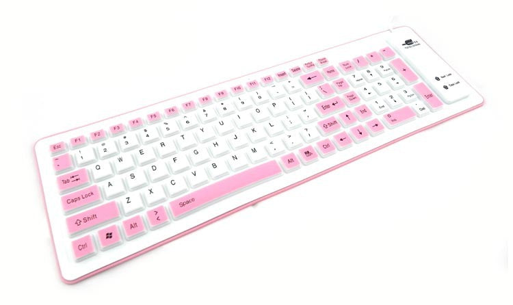 Folding Waterproof And Dustproof Silicone Keyboard