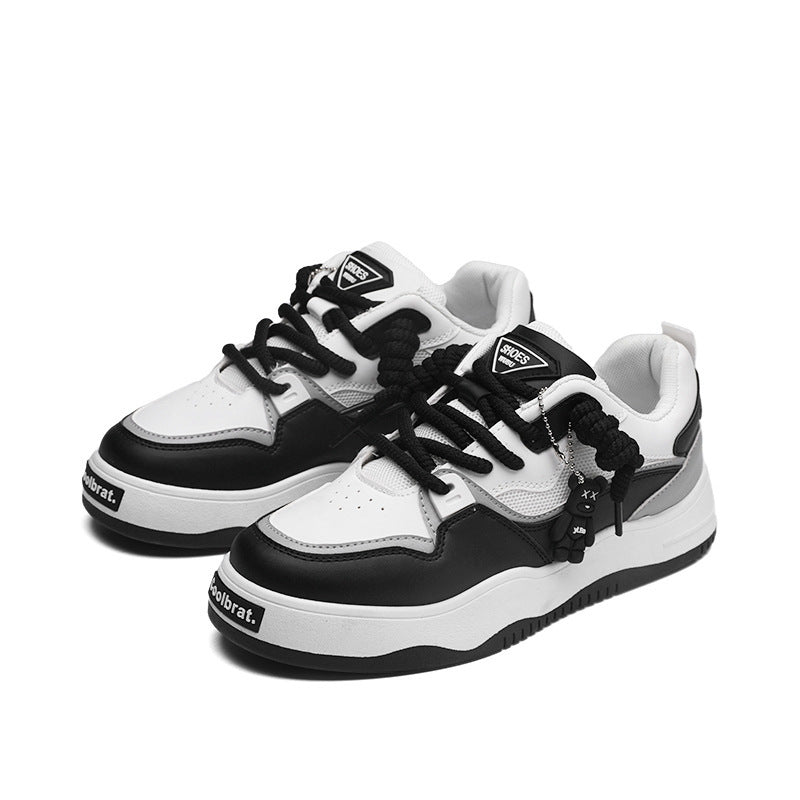 Hipster Plattform Sneaker Herren Entspannter Lässiger Vielseitiger Sneaker Sport