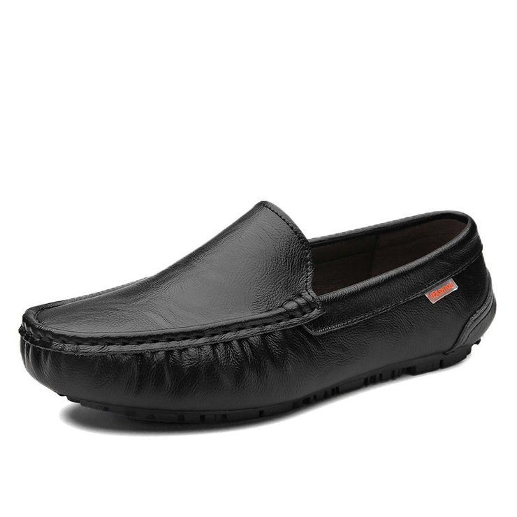 Slip-On-Loafer aus Leder im britischen Stil