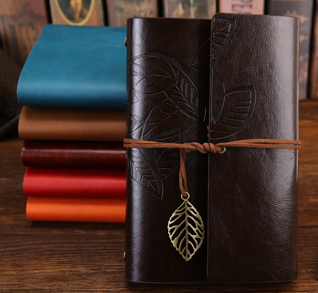 Vintage Leaf Notepad Diary