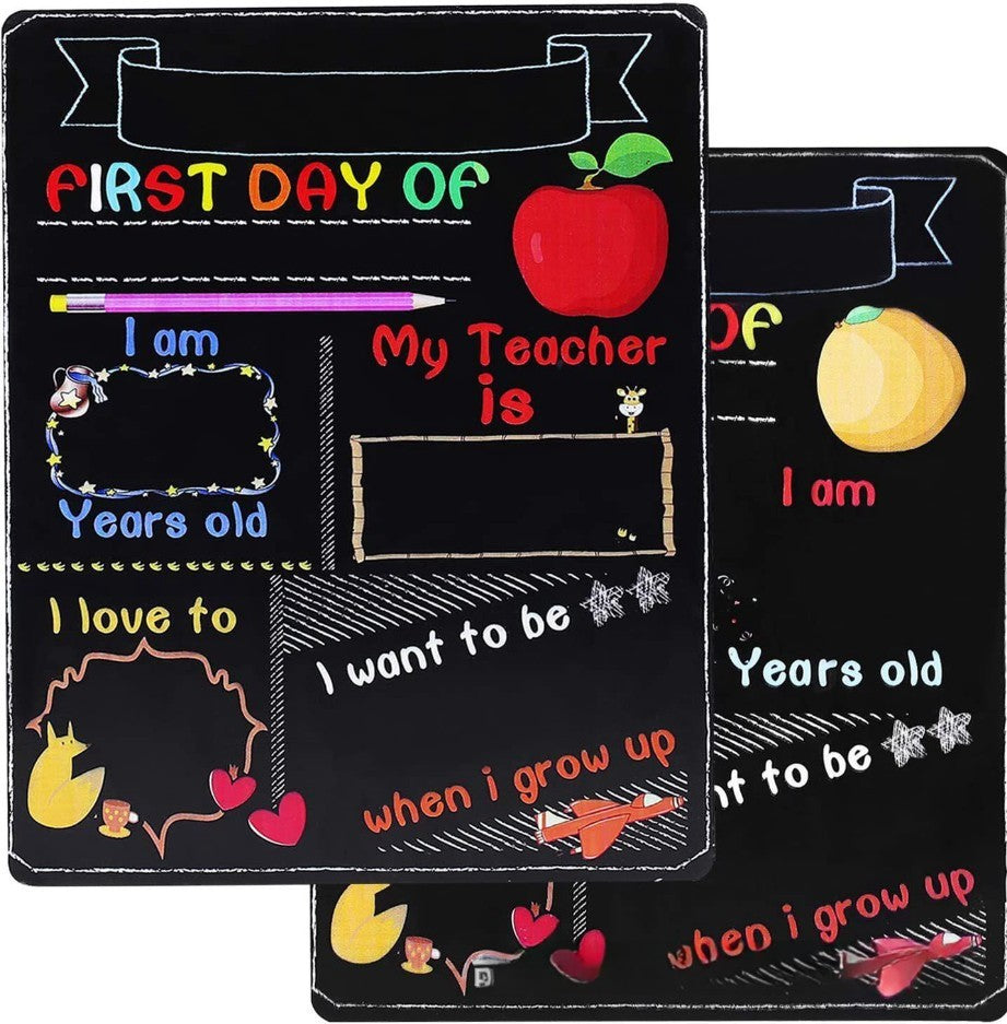 Blackboard First Day Of School Wooden Craftwork