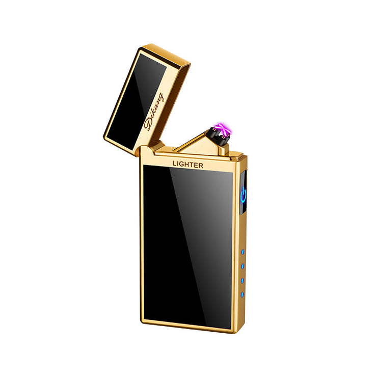 Double Arc Cigarette Lighter Touch Sensing Charging Lighter