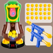 Interessant Weiche Kugel Pistole Punktzahl Ziel Ente Kinder Schießen Spielzeug Shooter Schaum Ball Schlacht Pädagogisches Air Power Popper Weihnachten Geschenk