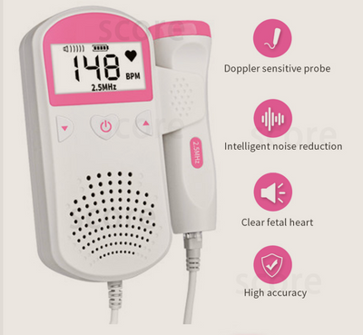 Herzfrequenzmonitor Home Schwangerschaft Baby Fetal Sound Herzfrequenzdetektor