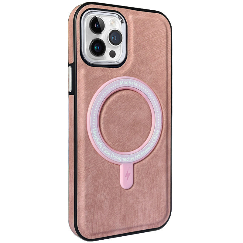 Matte solid color magnetic phone case