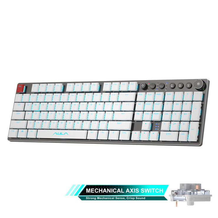 Drahtlose Mechanische Tastatur Dünn 104 Schlüssel