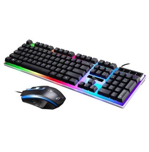 G21 wired U + U mouse and keyboard set illuminated