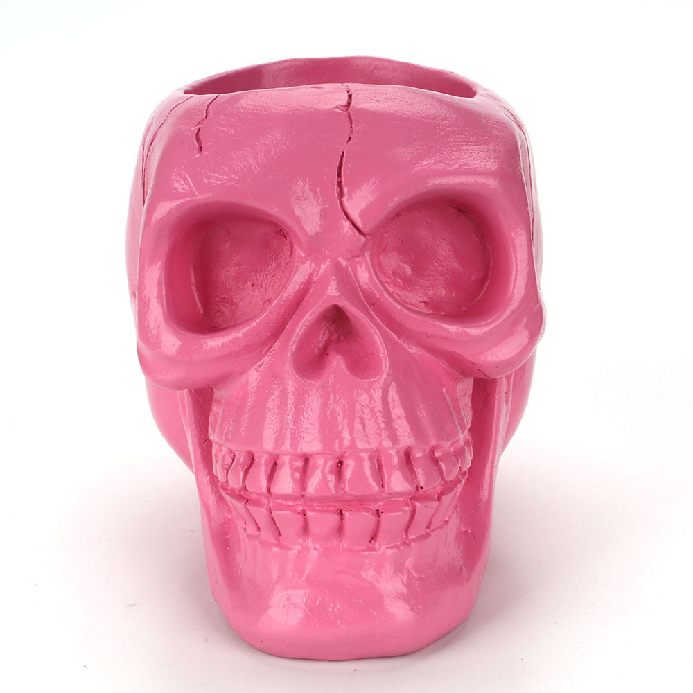 Beauty Tool Storage Tube with Skull 