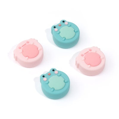 Silicone key accessories with animal cartoon handle