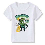 Kinder T-Shirt Zahlen 1-9 Geburtstag T-Shirt