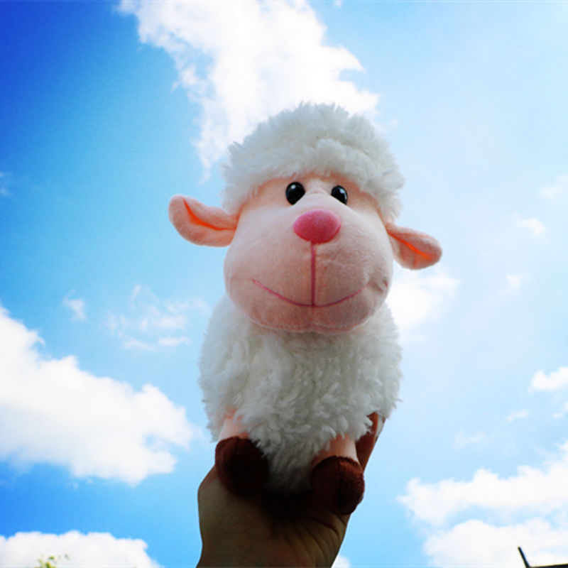 Cute Soothing Little Cartoon Sheep Doll