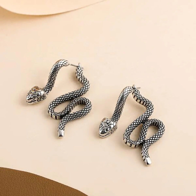 Ear Clip Women's Cool Style Personality Simulated Snakes Trendy Detachable