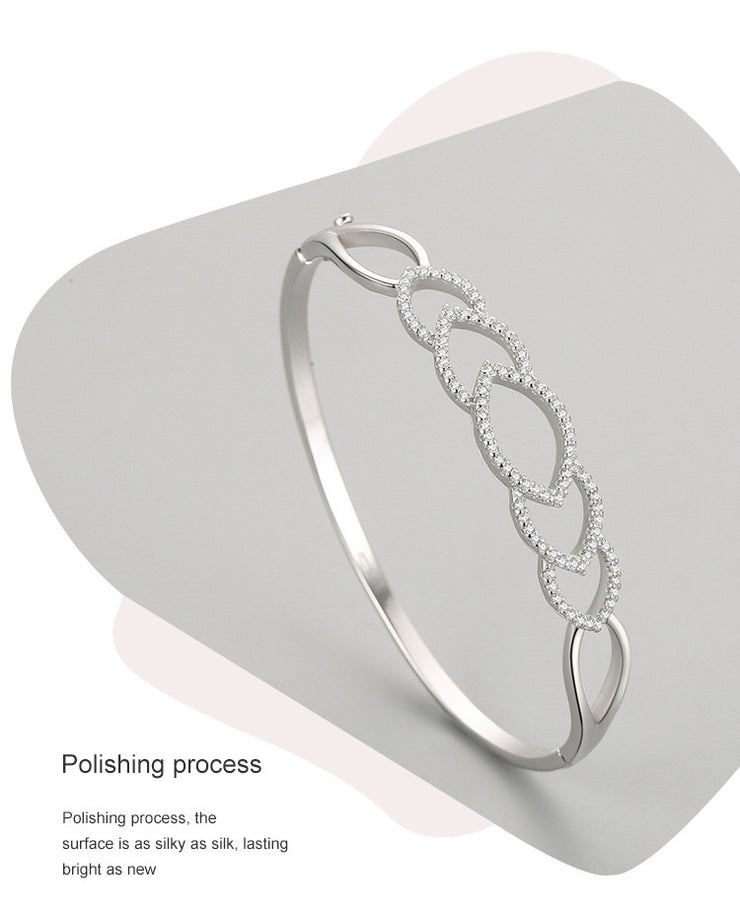 S925 Sterling Silber Damen Schmuckarmband