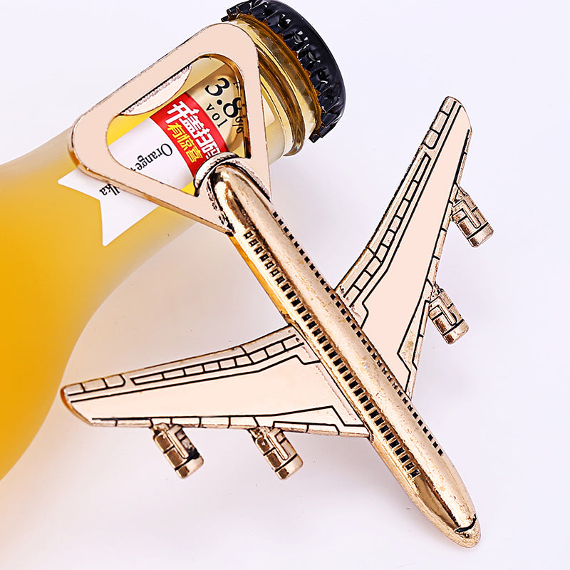 bottle opener airplane shape