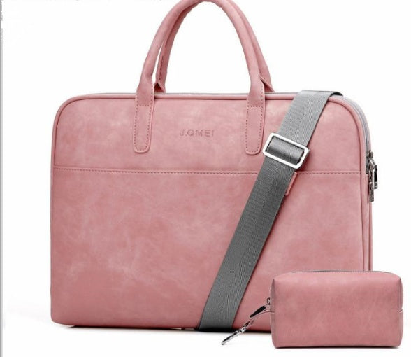 Faux Leder Laptoptasche für Frauen