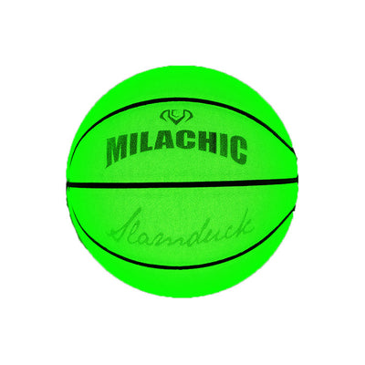 Fluoreszierender grüner Basketball