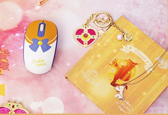 Sailor Moon wireless mouse pink