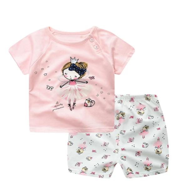 Cartoon Kleidung Baby Jungen Kleidung T-shirt Baby Mädchen Casual Kleidung Sets