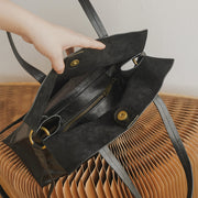 Damen Modische Retro-Handtasche mit großer Kapazität