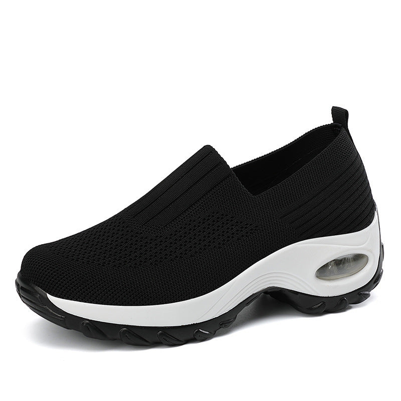 Breathable mesh casual thick bottom increased sneakers