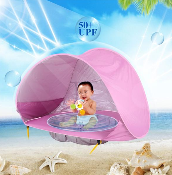 Baby Strand Zelt Kinder Outdoor Camping Einfach Falten Wasserdicht Up Sonne Markise Zelt UV-Schutz