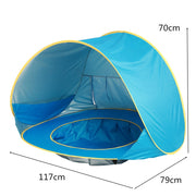 Baby Strand Zelt Kinder Outdoor Camping Einfach Falten Wasserdicht Up Sonne Markise Zelt UV-Schutz