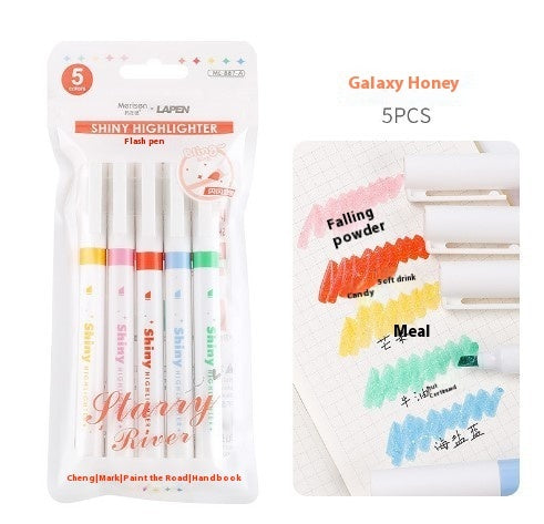 Super White Dazzling Fine Head Quick-drying Waterproof Painting Pen