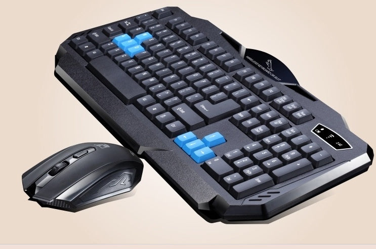 Wireless keyboard and mouse buttons