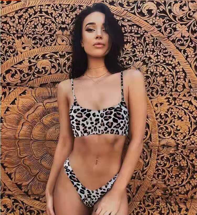 Leopard Druck Bikini