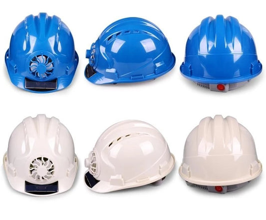 construction site sun protection helmet