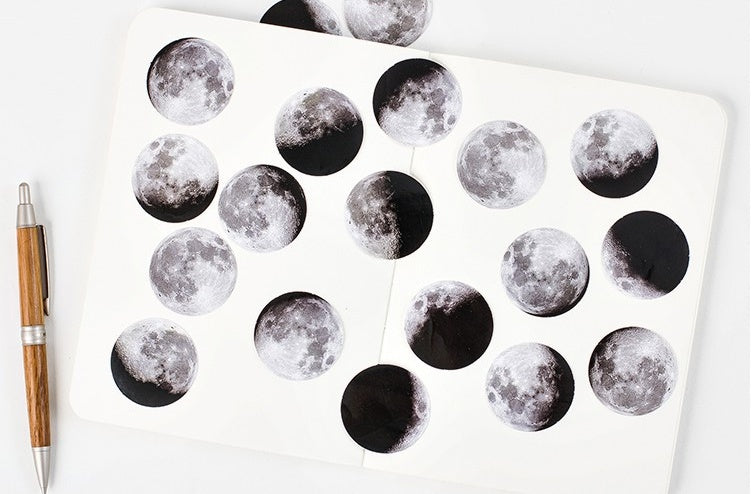 Moon Sticker Set 45 Pieces 