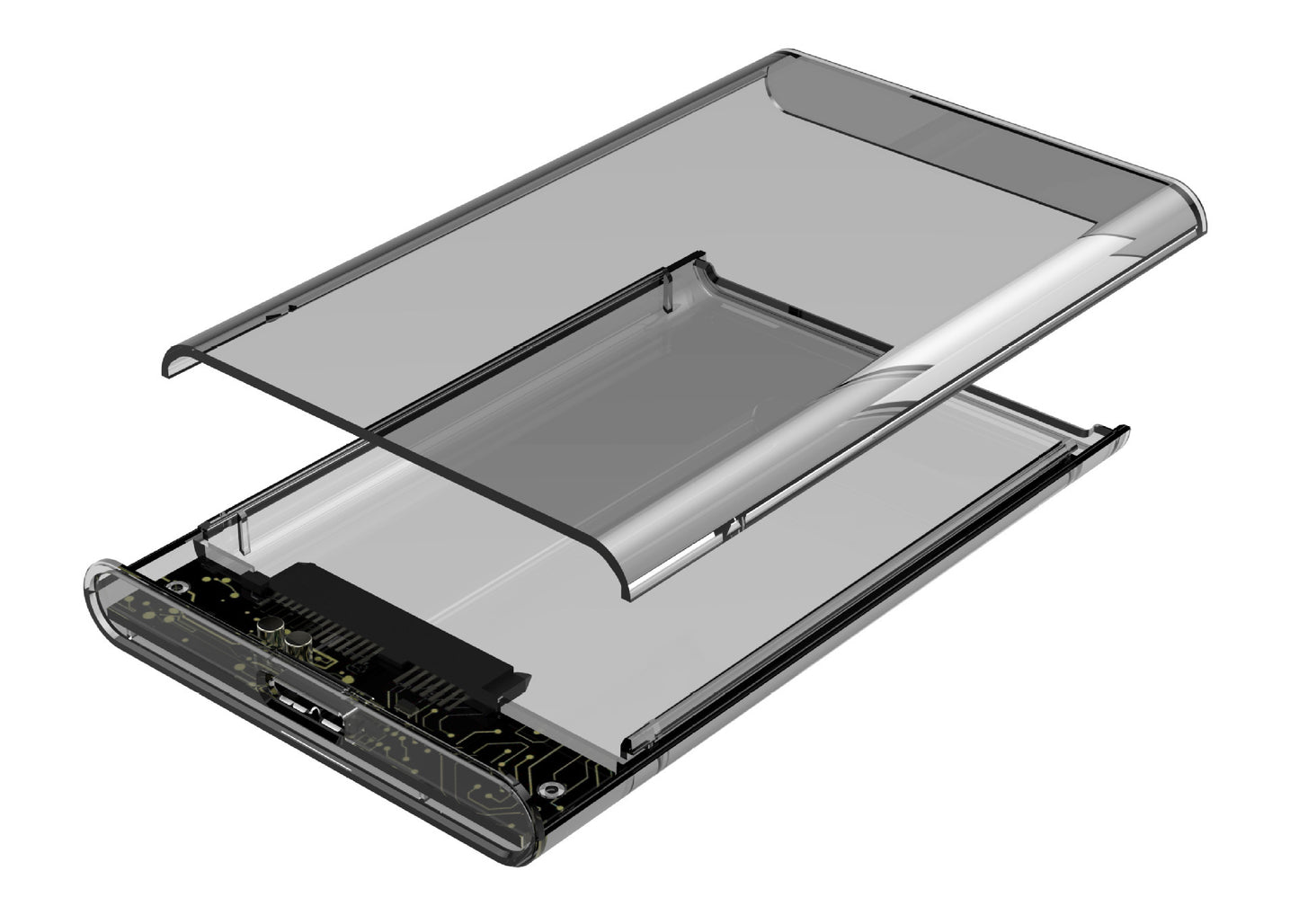 Transparent HDD External Enclosure