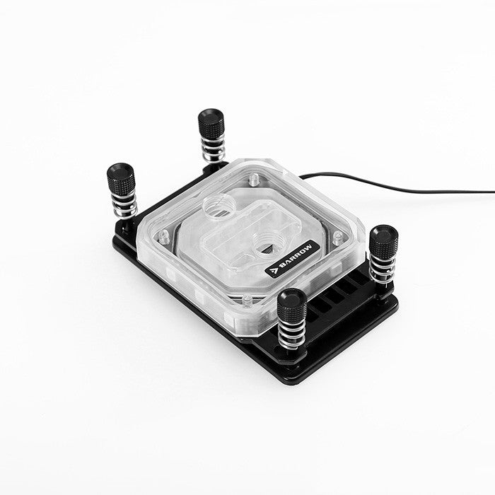 CPU water cooling head with micro water channel type Jet