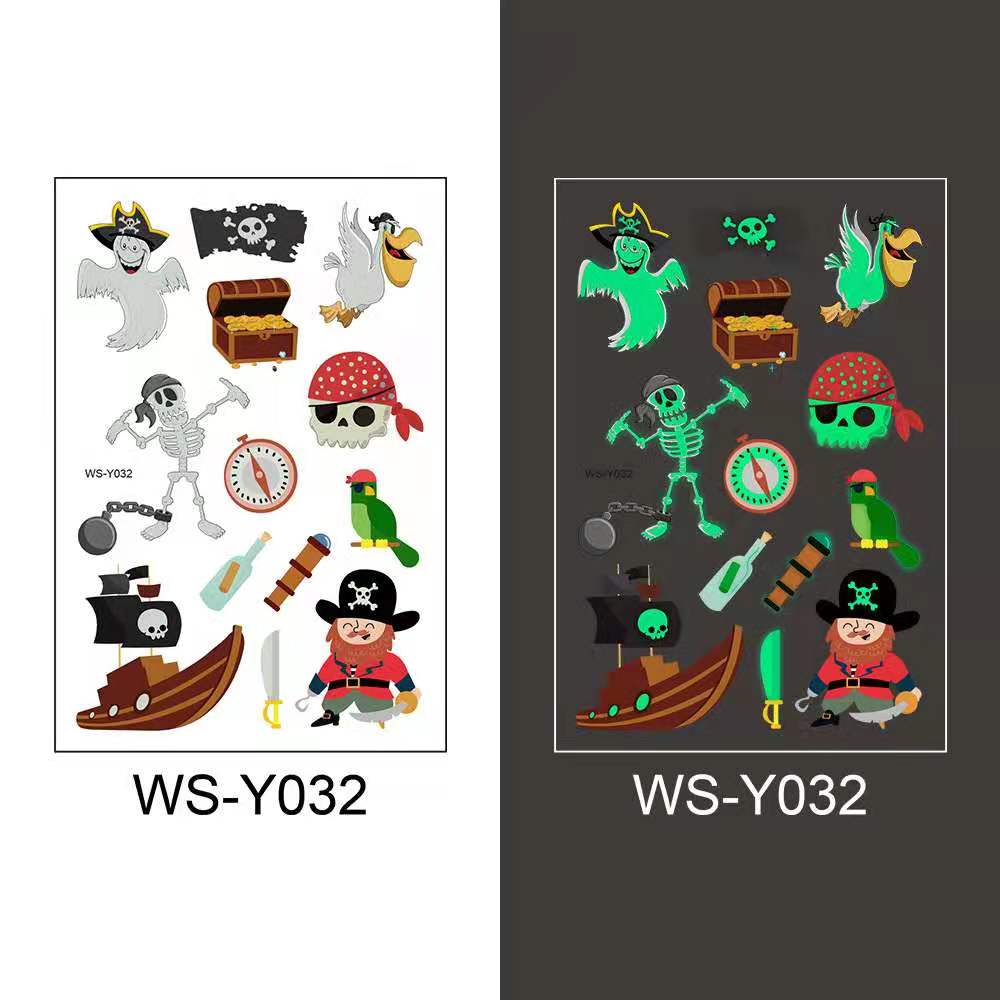 Kids waterproof temporary tattoo sticker cute dinosaur unicorn