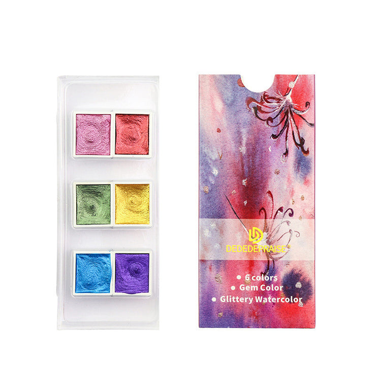 Solides Aquarell-Unterpaket Pigment Set