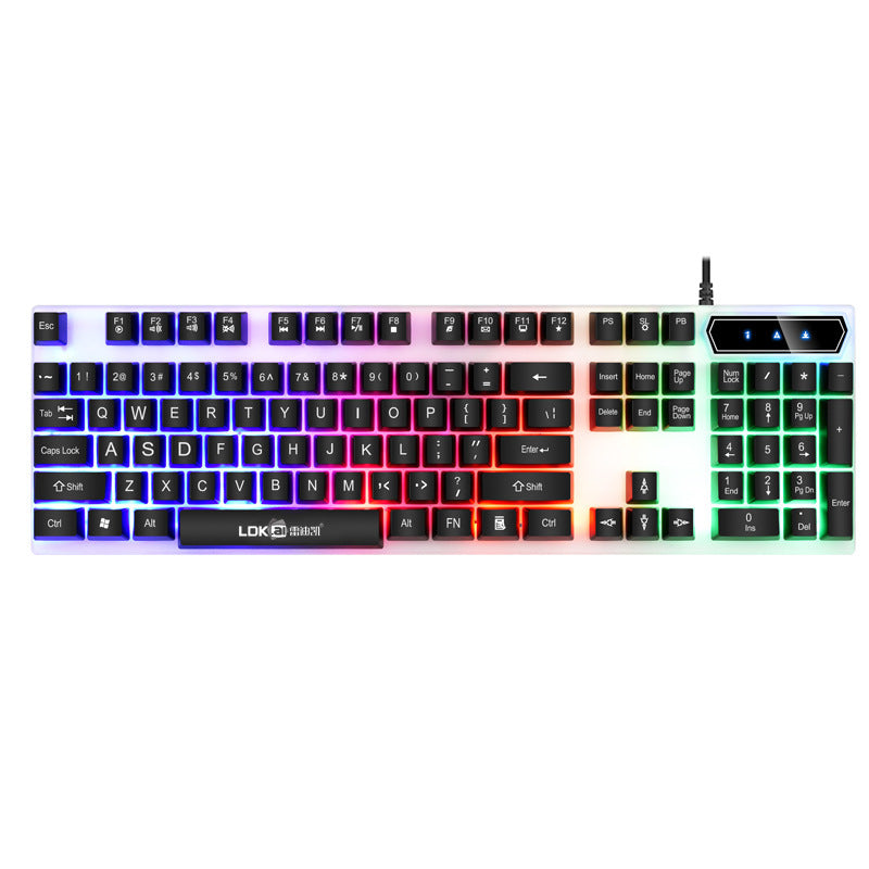 USB Keyboard and Mouse Light Up Game Kit