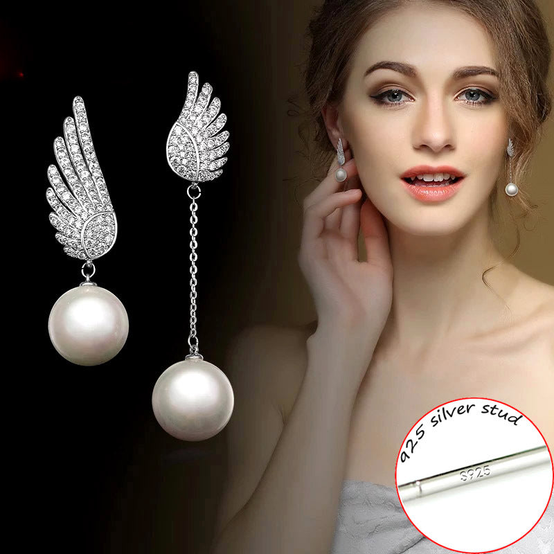 angel wing earrings