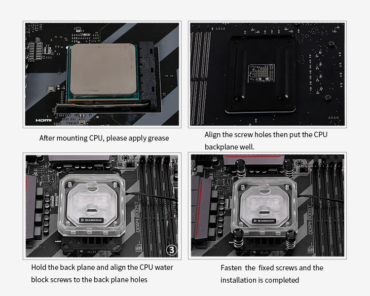 CPU-Wasserkühlkopf mit Mikrowasserkanal vom Typ Jet